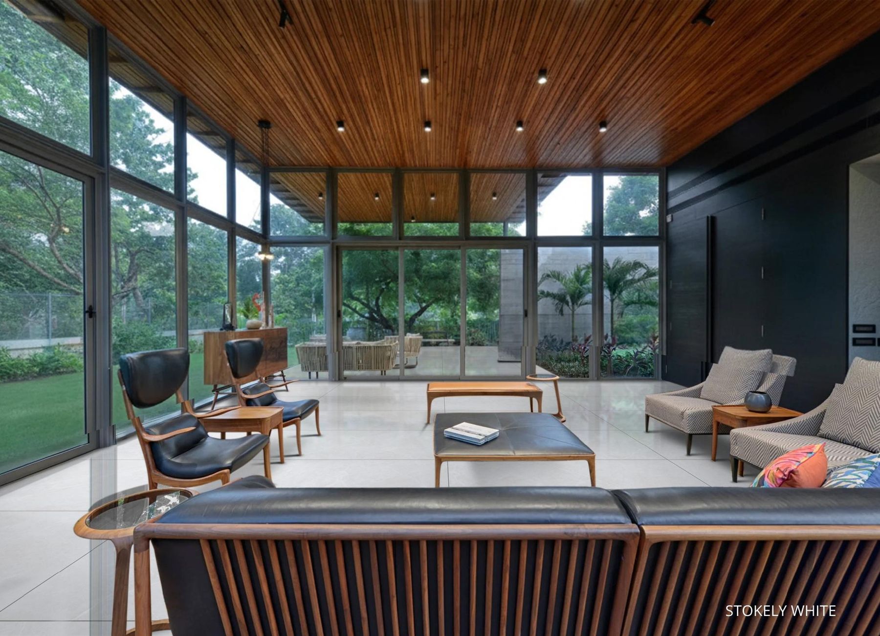 Stokely White in an interior